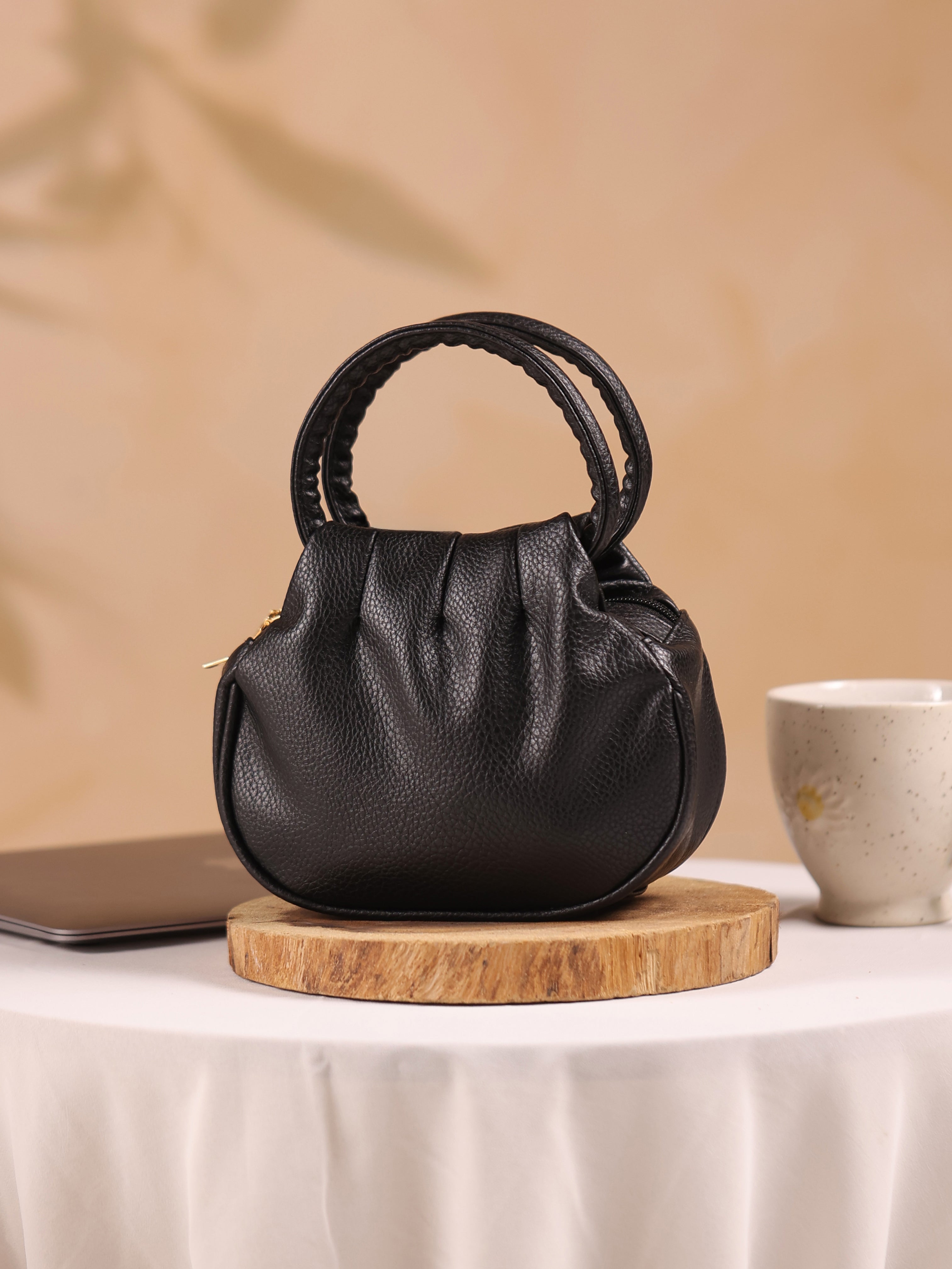 Faux Leather Handbag