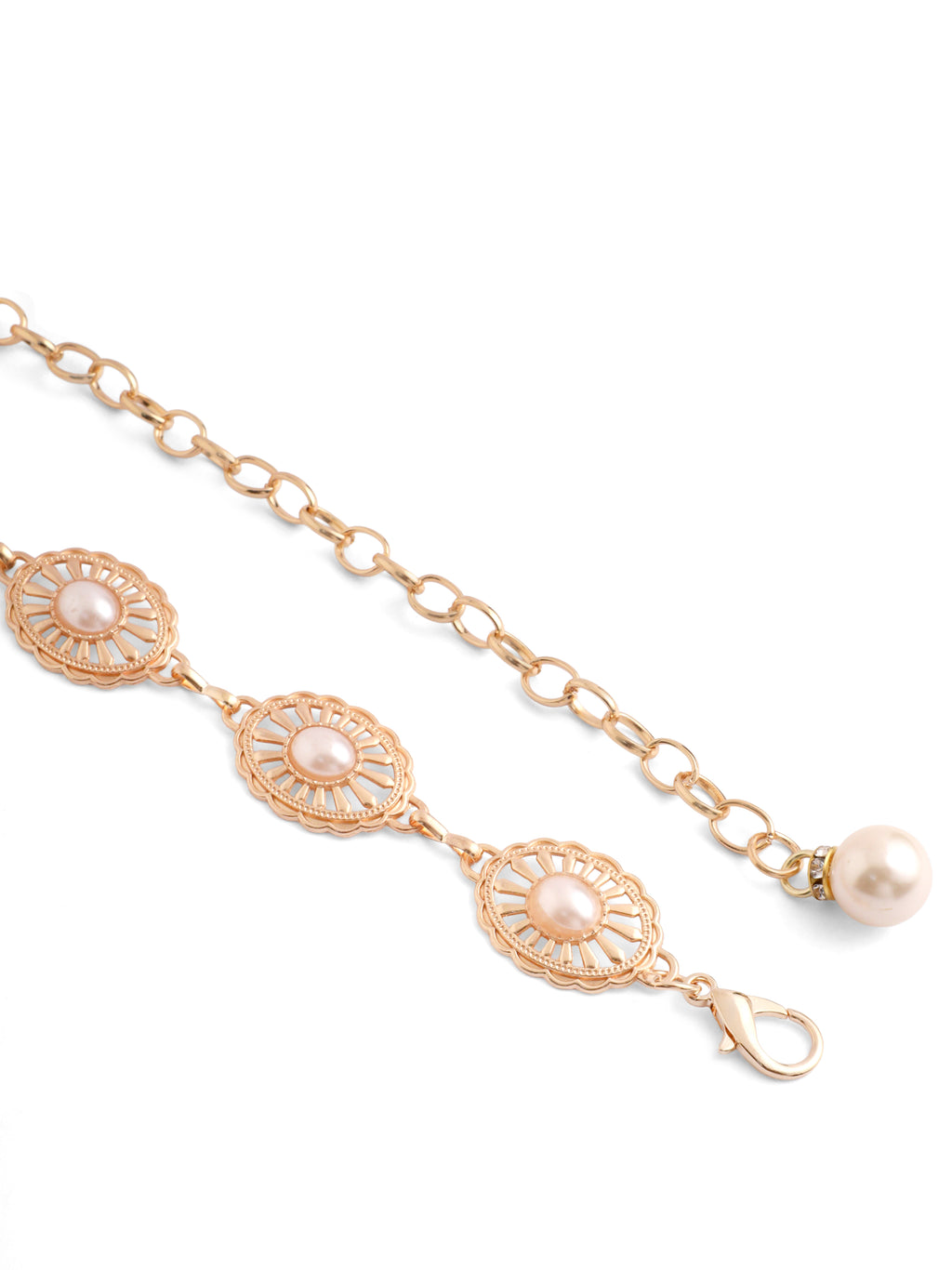 Pearl Studded Waist Chain