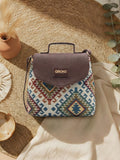 Earthcraft Collection | Dual Compartment Crossbody Sling | Earthy Tribal