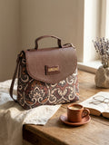 Earthcraft Collection | Dual Compartment Crossbody Sling | Floral Paisley