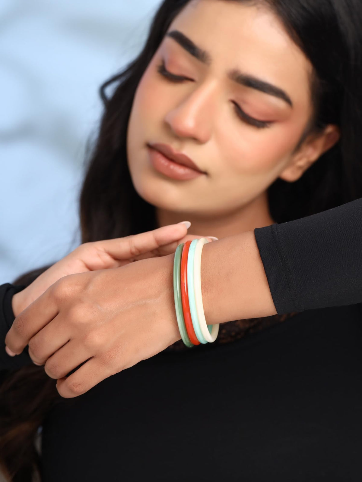 Marble Print Bracelet Set