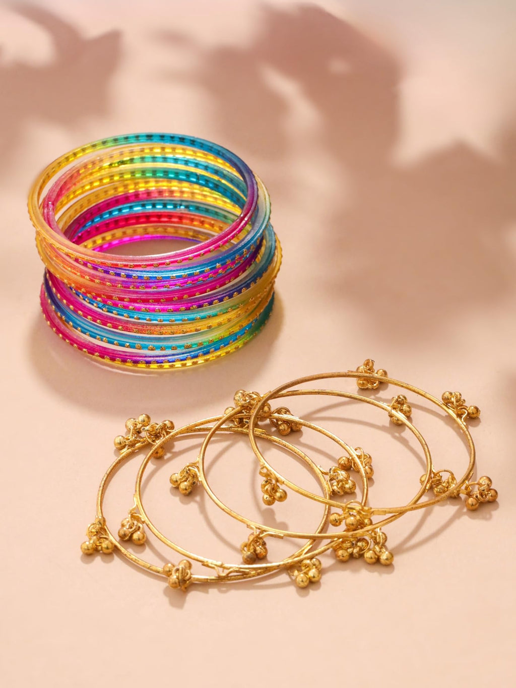 Kashmiri Ghungroo Bangle Set