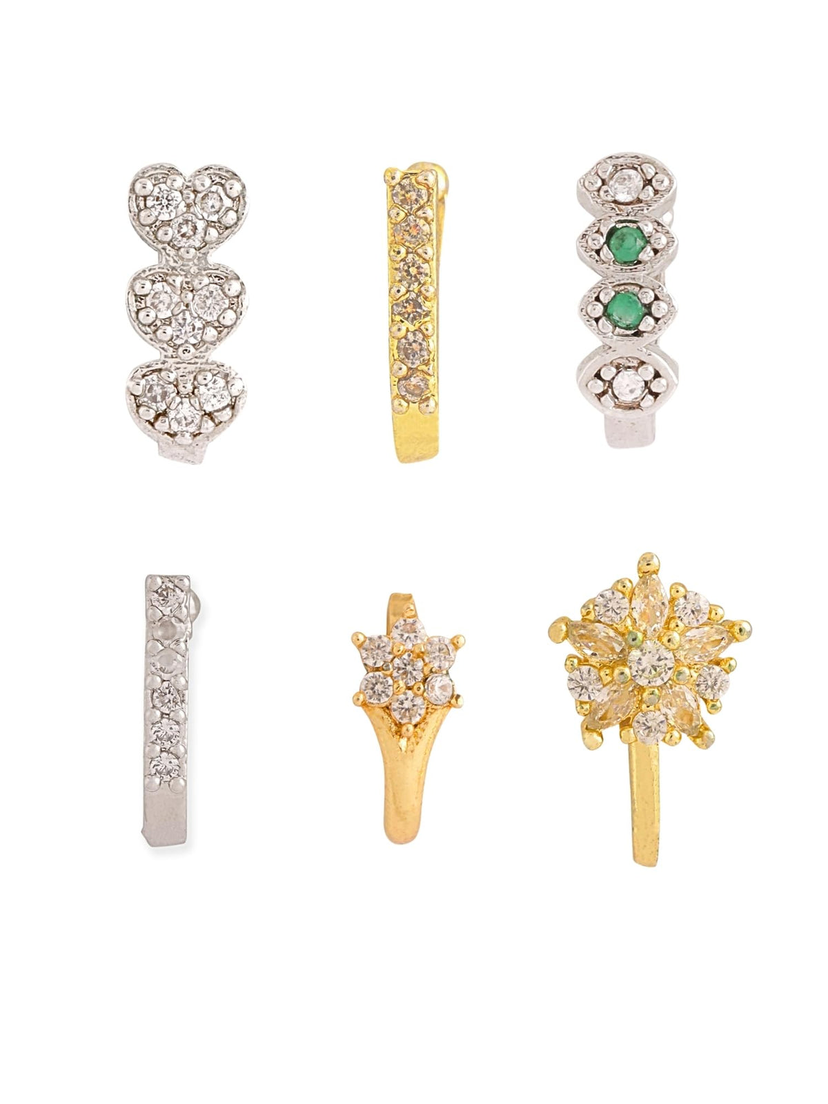 American Diamond Nose Pins