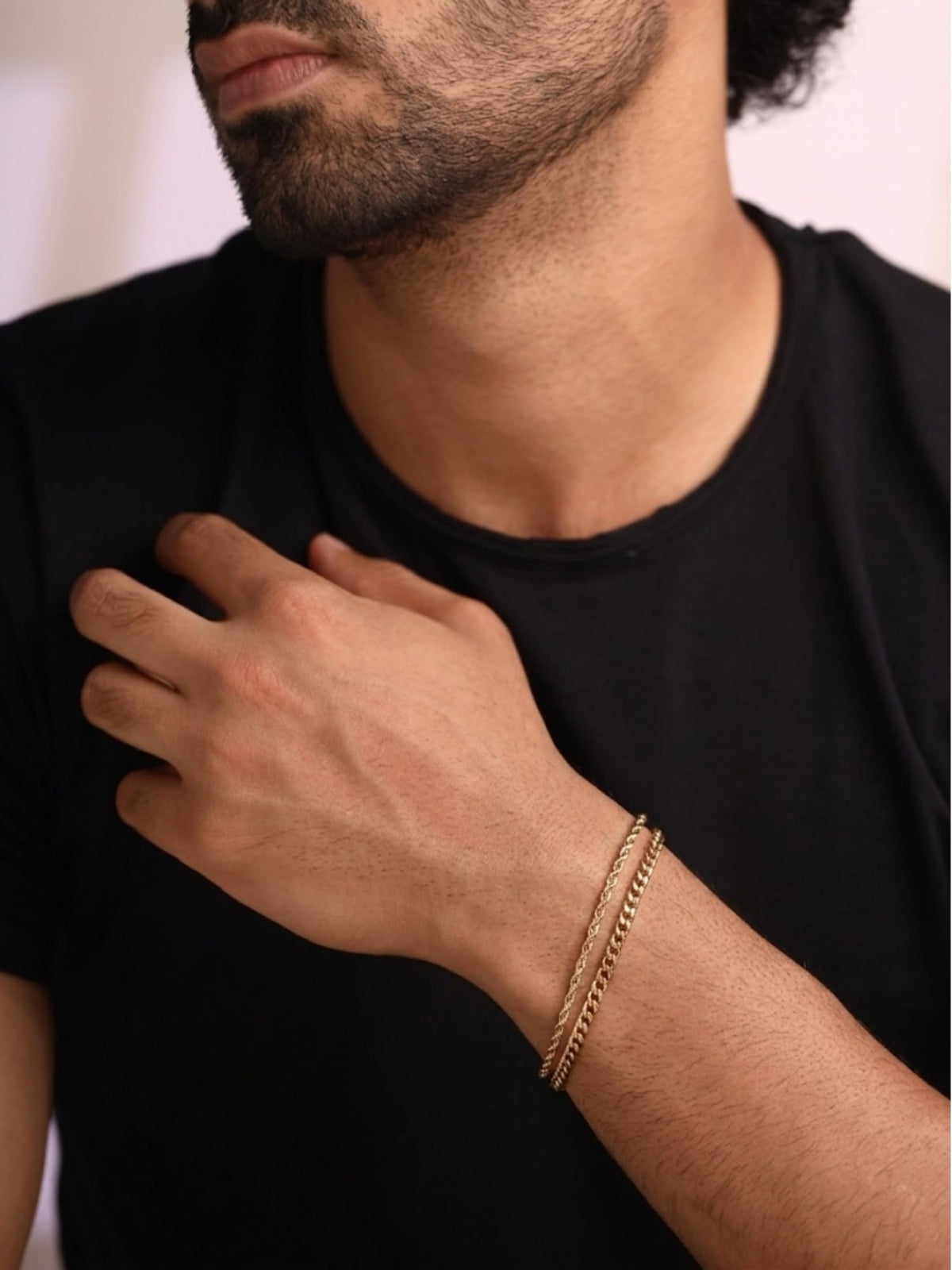 Cuban Rope Bracelet Set