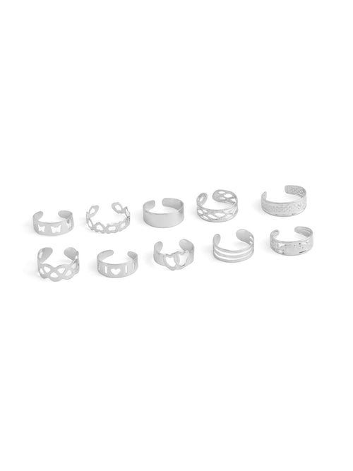 Adjustable Toe Ring Set