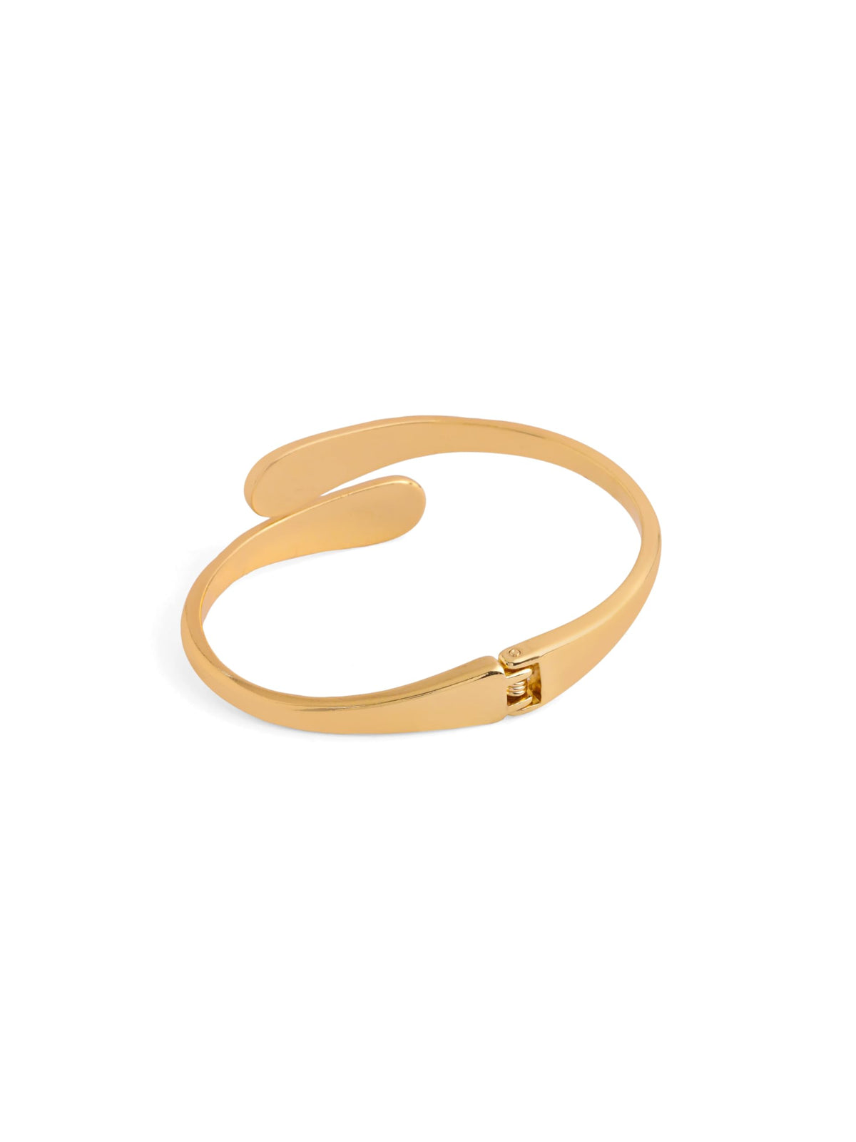 Black Enamel Cuff Bracelet