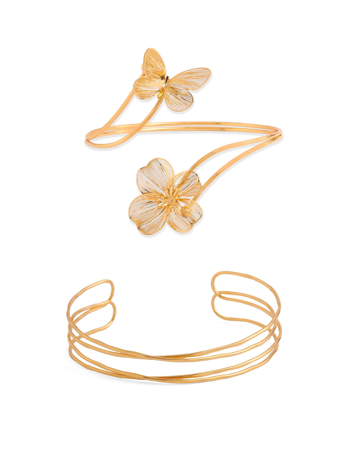 Butterfly Floral Arm Cuffs